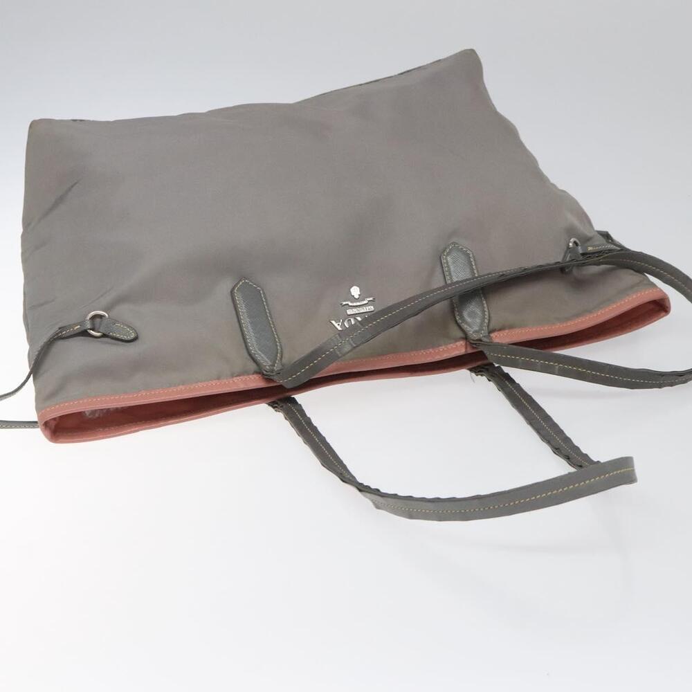 PRADA Tote Bag Nylon Gray - Picture 6 of 9